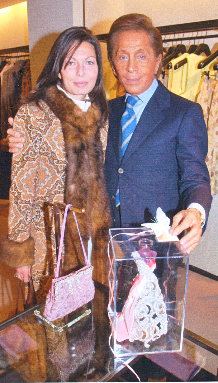 Denise Lasprogata with Valentino